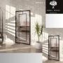 Lustro loft ze szprosami - BERNARD - kolor ramy do wyboru NR 3